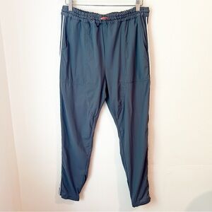 Free People FP Movement Lightweight Grey Side-Stripe Jogger Pants Pockets - M